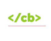 cb cyber burn logo using code close attribute